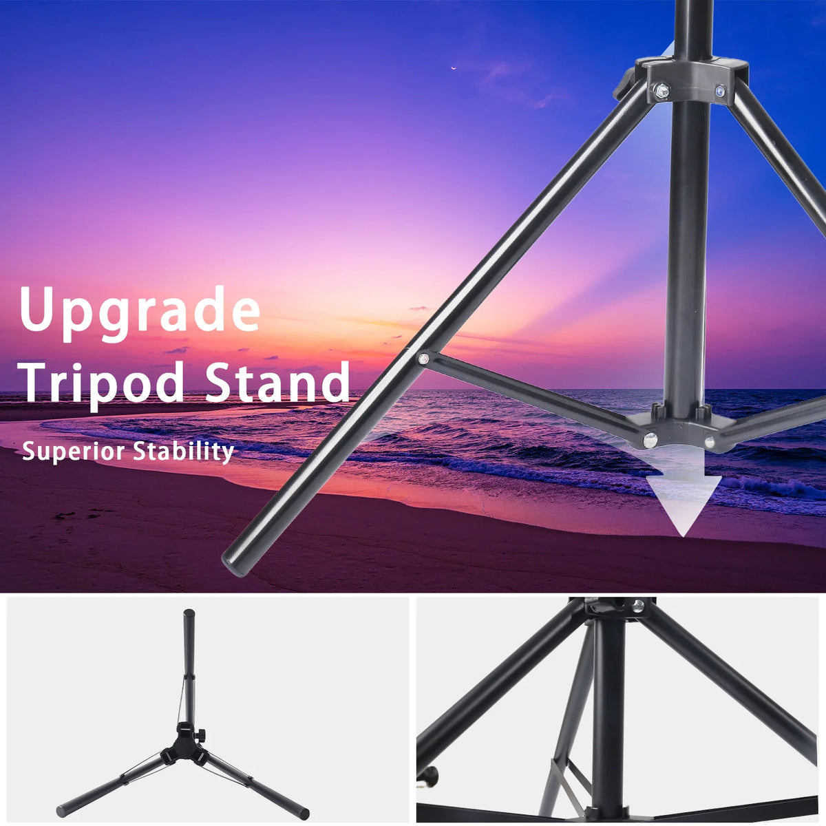 A 10 Inch Professional Selfie Ring LED Light, USB Powered,160cm Tall Stand, 38-Color RGB, Live Streaming, Makeup Fill Lights