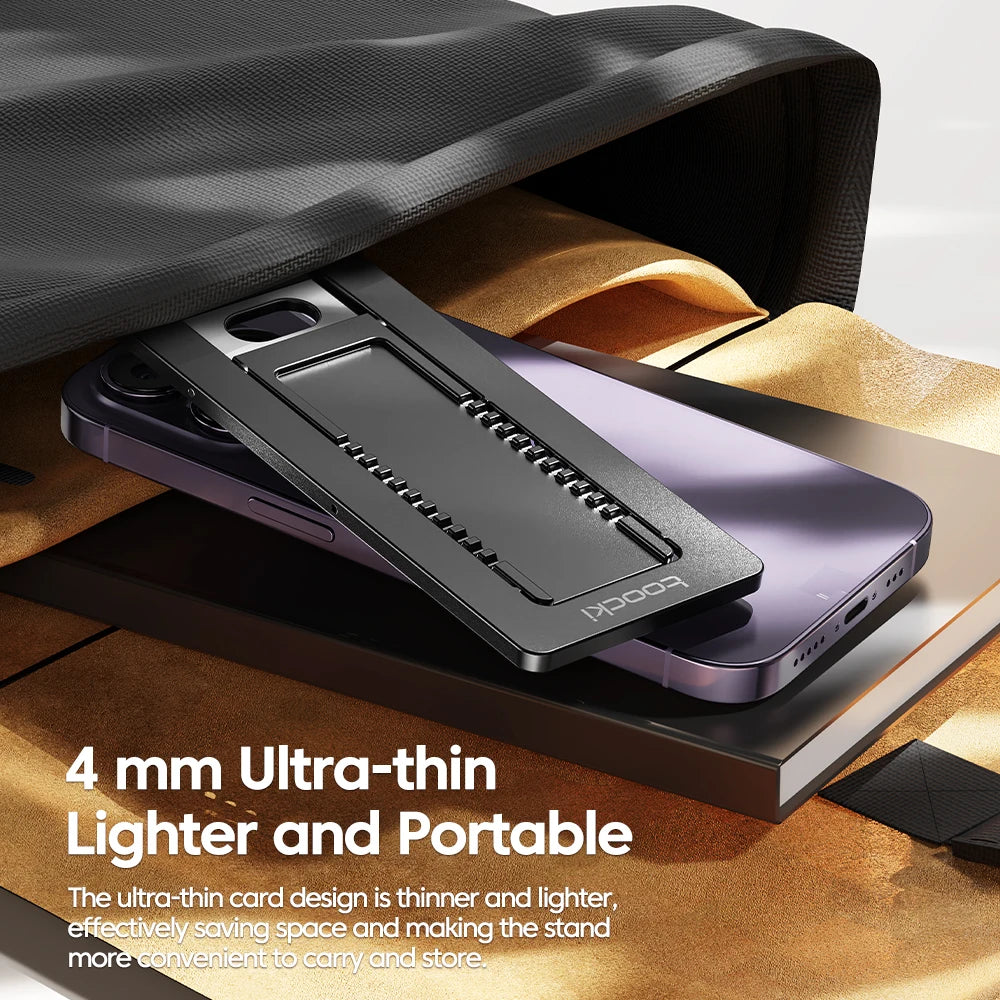 Toocki Phone Stand Holder Portable Folding Universal Light Thin Stand For iPhone 14 13 Samsung S22 Xiaomi Desktop Phone Holder