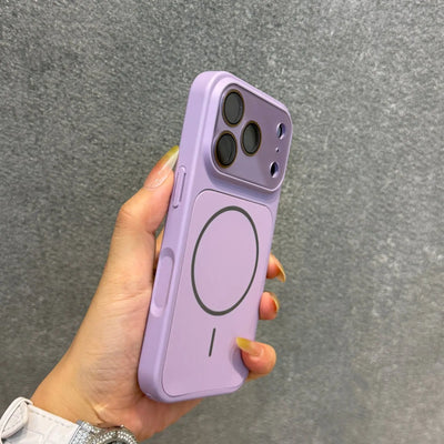 Luxury Solid Skin Feel Magnetic for Magsafe Phone Case for iPhone 18 17 16 15 14 Pro Max 18Pro Slim PC Camera Protection Cover