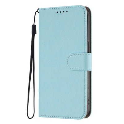 For iPhone 17 Pro Max Solid Color Luxury Leather Flip Case on For iPhone 17 16 15 14 13 12 Pro Max Plus 17 Air 16E Wallet Cover