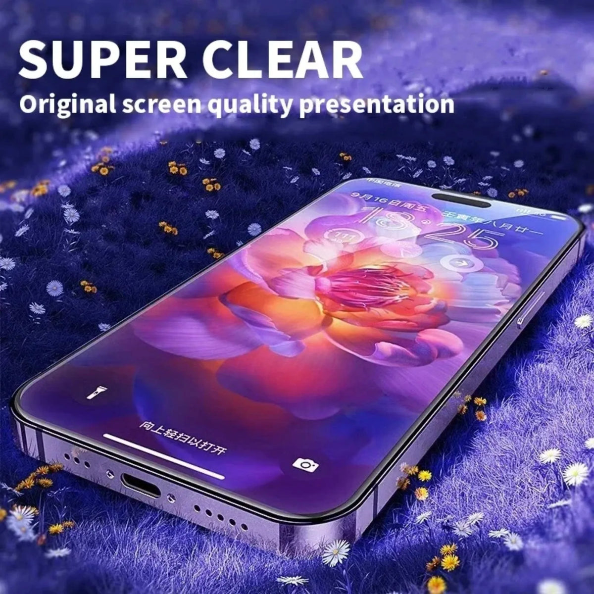 5PCS Protection Glass for IPhone 14 15 16 Pro Max Plus Full Cover Tempered Glass Screen Protector for IPhone 11 12 13 Pro Mini