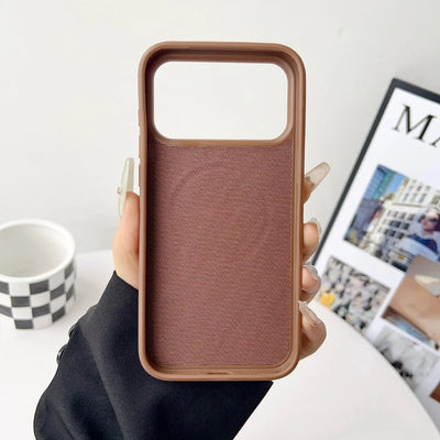 For Magsafe Original Tech Woven Phone Case For iPhone 17 Pro Max/16/15/14/13 Pro Max Wireless Charging Compatible Durable Cover