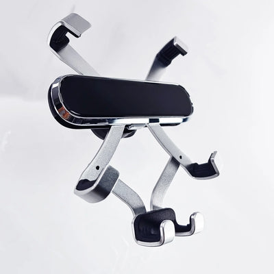 Universal Car Phone Holder Gravity linkage Mobile Phone Mount Air Vent GPS Stand Aluminum Alloy Supports Phone Holder for Car