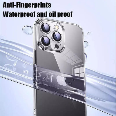 Clear Silicone Phone Case For iPhone 17 16 15 14 Pro Max Plus Air 16E 17E Soft Cover For iPhone 11 12 13 Pro Xr Xs Max Mini Case