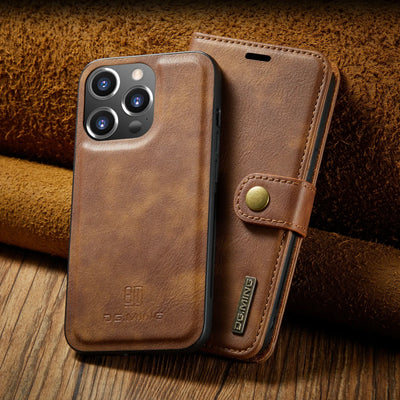 Detachable Magnetic Leather Phone Case for IPhone 16 17 Pro Max 15 12 13 11 14 Plus Air SE 2022 Wallet Card Holder Cover Coque