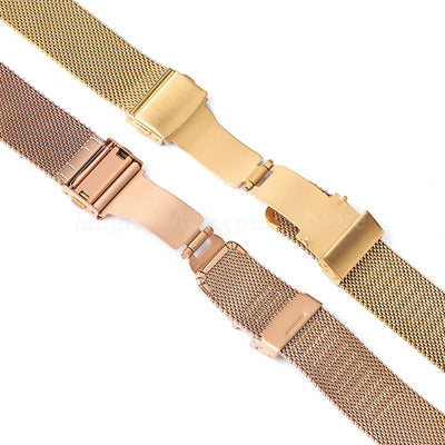 Metal Milanese Strap 1.0mm 0.6mm Mesh Bracelet Stainless Steel Watchband for IWC for Omega 12/14/16/18/20mm 22mm 24mm Wristbands
