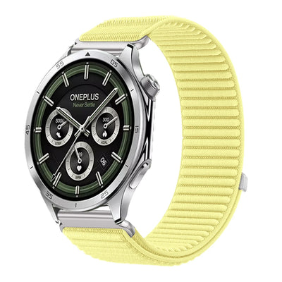 18mm 22mm Wave Nylon Strap for Oneplus Watch 3 43mm 46mm/4 3 Lite/2/2R Sport Wristband for OPPO Watch S/X2/3/Huawei GT6 5 4 Band