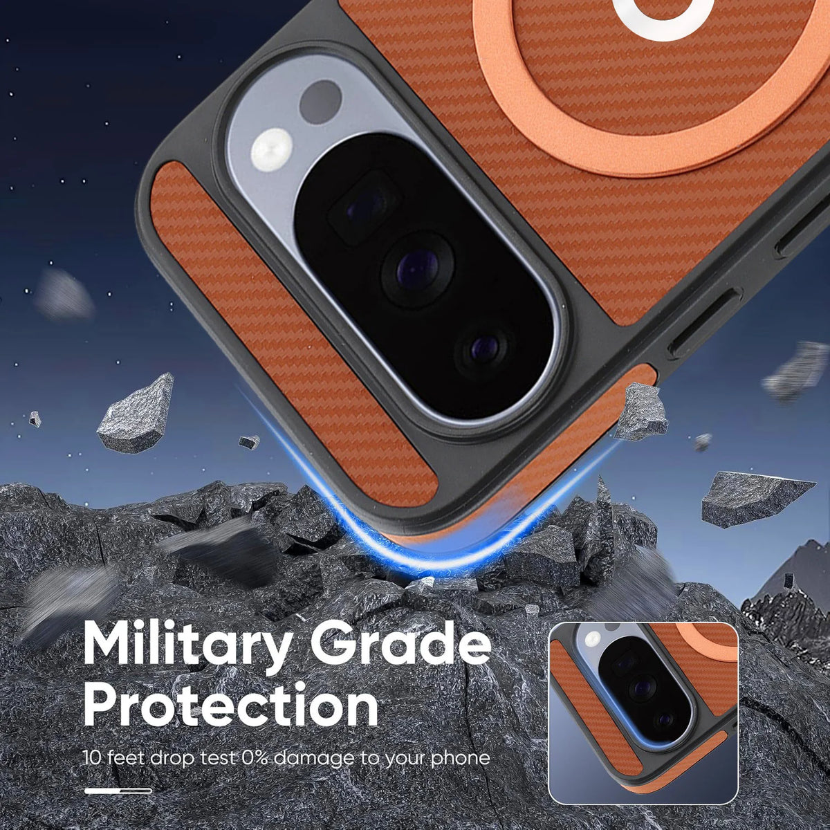 High End Carbon Fiber Texture Leather Phone Case For Google Pixel 10 9 ProXL 10A 9A For MagSafe Wireless Charger Anti-Drop Cover