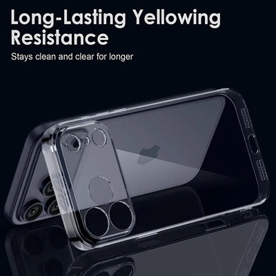 Ultra Thin Clear Phone Case For iPhone 17 16 18 Pro Max 17Pro Soft Silicone Transparent Cases For iPhone 15 14 13 Pro Max Cover
