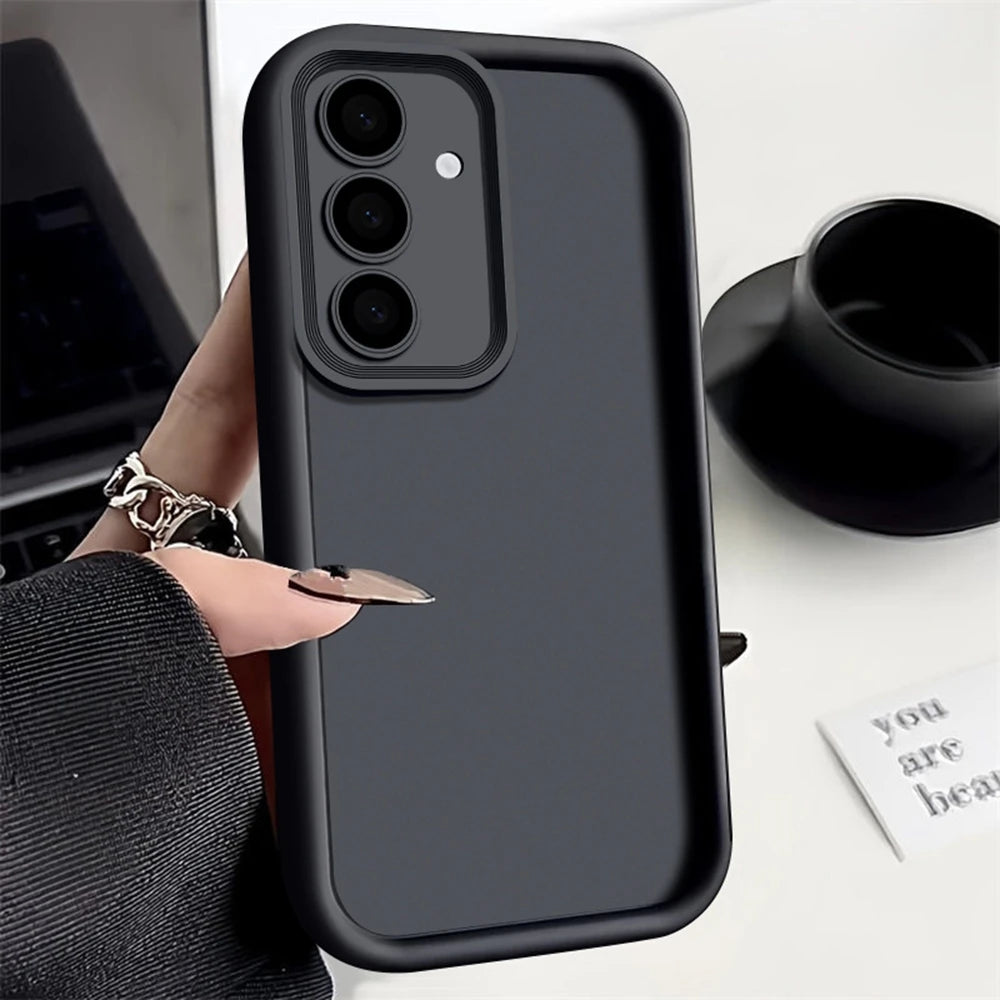 Soft TPU Phone Case For Samsung S26 S25 S24 S23 S22 S21 S20 Note20 Ultra FE Plus Candy Color Stylish Shockproof Silicone Cover