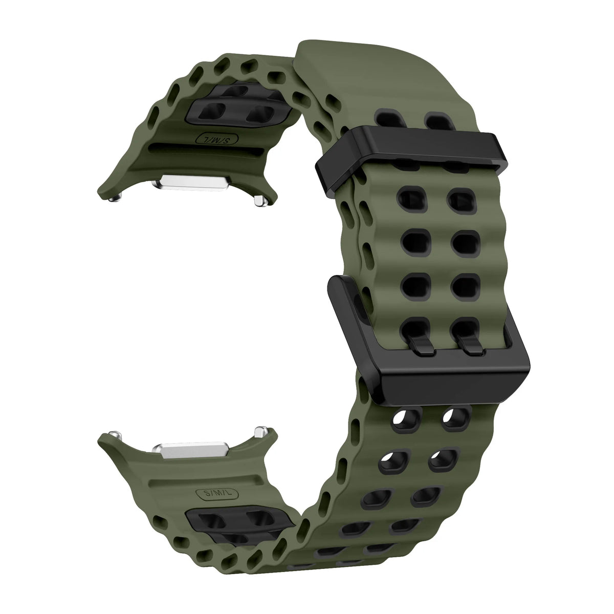 Ocean Strap for Samsung Galaxy Watch Ultra 2 Sports Silicone Band for Galaxy Watch 9-8-7 Ultra 47mm Official Original Wristband