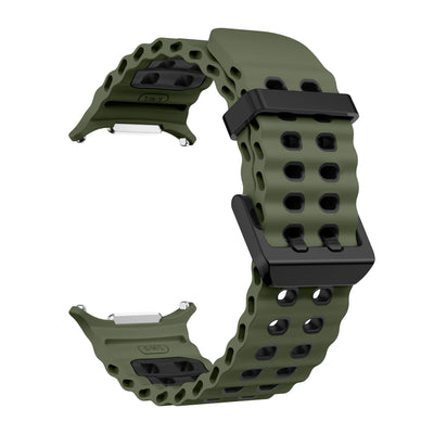 Ocean Strap for Samsung Galaxy Watch Ultra 2 Sports Silicone Band for Galaxy Watch 9-8-7 Ultra 47mm Official Original Wristband