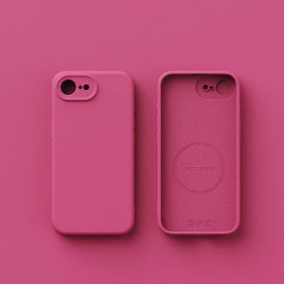 Luxury Magnetic Original Soft Liquid Silicone Phone Case For iPhone 17E 16E Shell For Magsafe Matte Skin Feel Back Cover Funda