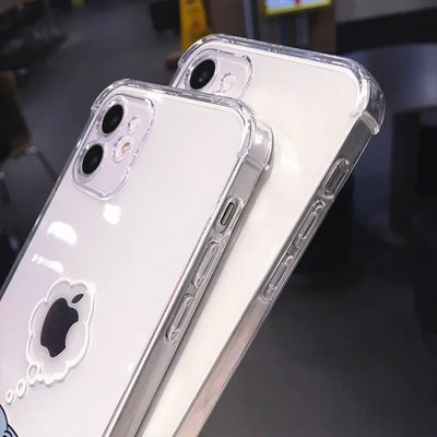 Creative Elephant Lion Animal Phone Case For iPhone 17 16 15 13 11 12 14 Pro Max Mini 7 8 Plus Dog Clear Shockproof Soft Covers