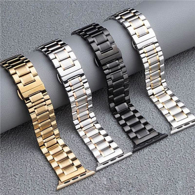 Stainless Steel Strap For Apple Watch Band Series 12/11/10/9/8/7/6/5/SE 3 Metal Bracelet For iWatch Ultra 4 49mm 45mm 44mm 46mm