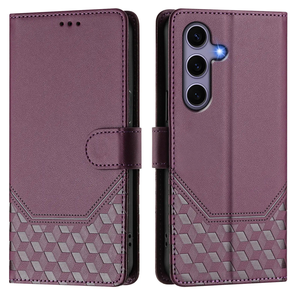 3D Leather Phone Wallet Case Book For Samsung Galaxy S26 S25 S24 S23 S22 S21 S20 Ultra FE Plus S10 S9 S8 Plus Edge Flip Cover