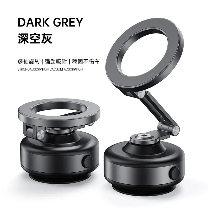 New Car Magnetic Mobile Phone Holder 360 Degree Rotation, Vacuum Adsorption, No Need To Charge, Suitable for Car Navigation