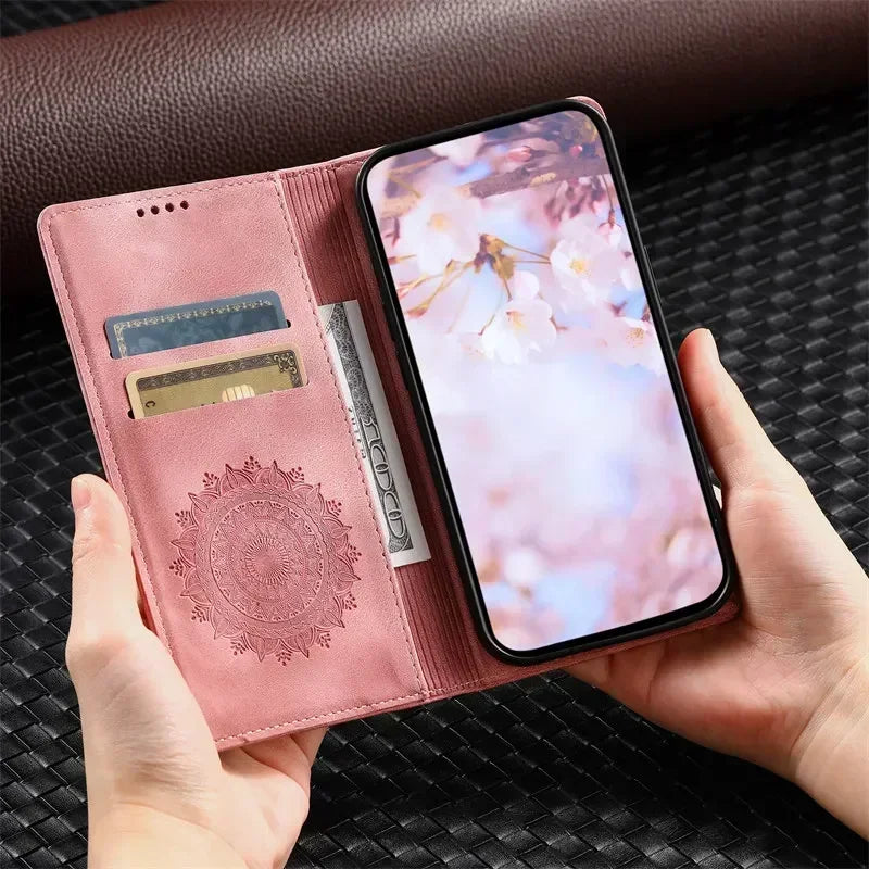 Magnetic Flip Leather Case For XiaoMi RedMi Note 15 14 Pro + 13 12S 12 11 10 Pro Plus 13C 14C 9T 15C Wallet Card Phone Cover