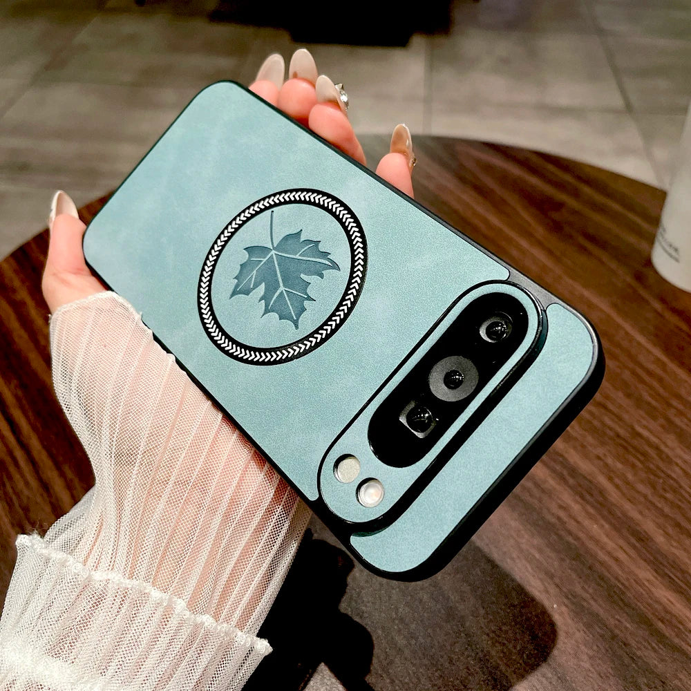 Luxury Faux Leather Case For Google Pixel 11 10 9 8 7 Pro XL 10A 9A 8A 7A Cover Pixel 9 8 7 A Pro XL Magsafe Wireless Charge