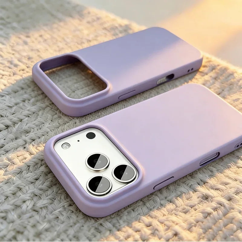 Case for iPhone 18 17 Pro Max Official Original Liquid Silicone Cases For iPhone 16 15 12 14 13 17 Pro Max Plus Shockproof Cover