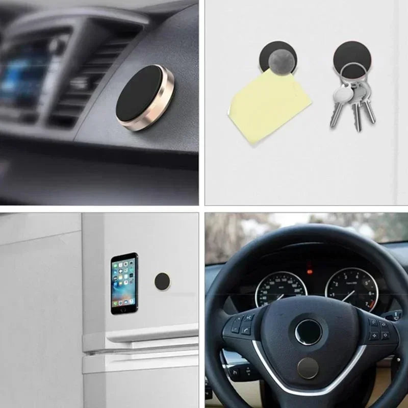 Magnetic Car Phone Holder Magnet Mount Bracket Stick on Car Dashboard Wall Mobile Cell Support in Car for IPhone Samsung Xiaomi