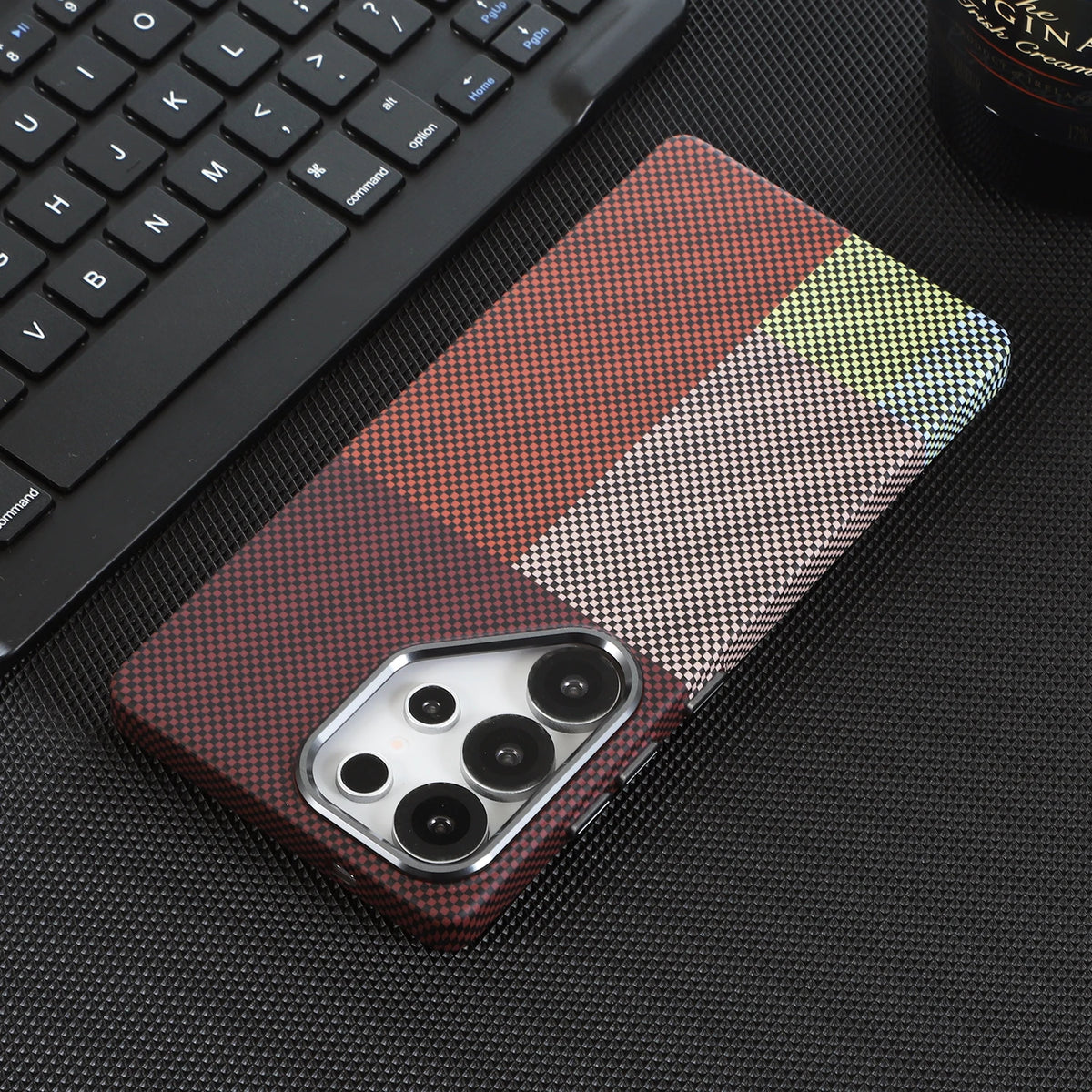 Luxury Kevlar Aramid Fiber Case For Samsung Galaxy S22 S23 S24 S25 S26 Ultra Plus Magnetic Carbon Fiber Phone Cover For S26 Plus