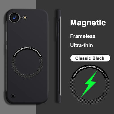 Candy Colors Slim Phone Case for iPhone 16 Pro Max Plus 16E 5G Magnetic Wireless Charging Shockproof Frameless Simple Back Cover