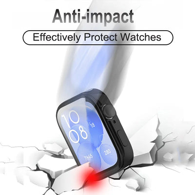 TPU Case For Huawei Watch Fit 3 4 5 Full Cover Cases Screen Protector For Fit 4 Pro Soft Bumper Shell Protection Accessory