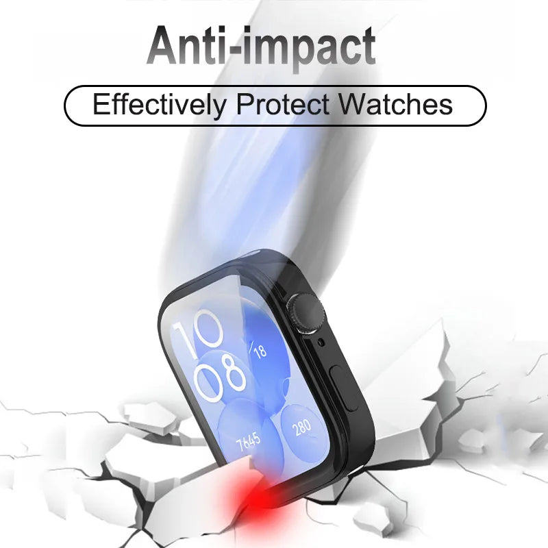 TPU Case For Huawei Watch Fit 3 4 5 Full Cover Cases Screen Protector For Fit 4 Pro Soft Bumper Shell Protection Accessory