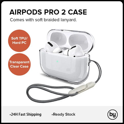 Clear Case For AirPods 3 2 1 Pro Pro2 Transparent Soft TPU Wirelsss Headphones Protective Cover For Air Pods Pro 2 Earbuds Shell