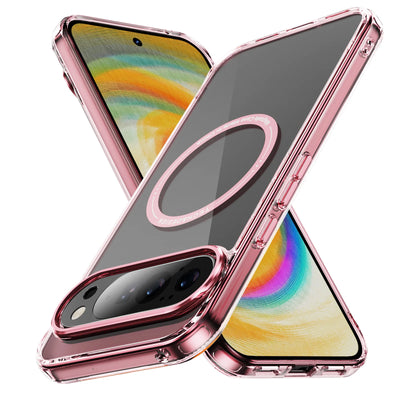 HD-Transparent Magnetic Phone Case For Google Pixel 10 9 8 Pro XL 10PROXL 9ProXL 9A 8A Shockproof For Magsafe Crystal Hard Cover