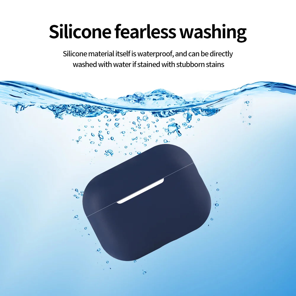 Cover for AirPods Pro 3 Case Wireless Bluetooth Earphone Silicone Cases Siamese Ultra-Thin Skin for Apple Airpods Pro 3 Funda