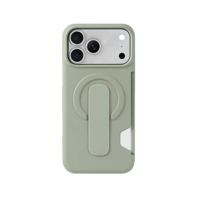 Soft Liquid Silicone Magnetic Case for Magsafe iPhone 17 16 15 14 13 Pro Max Strap Holder Card Slot Shockproof Cover