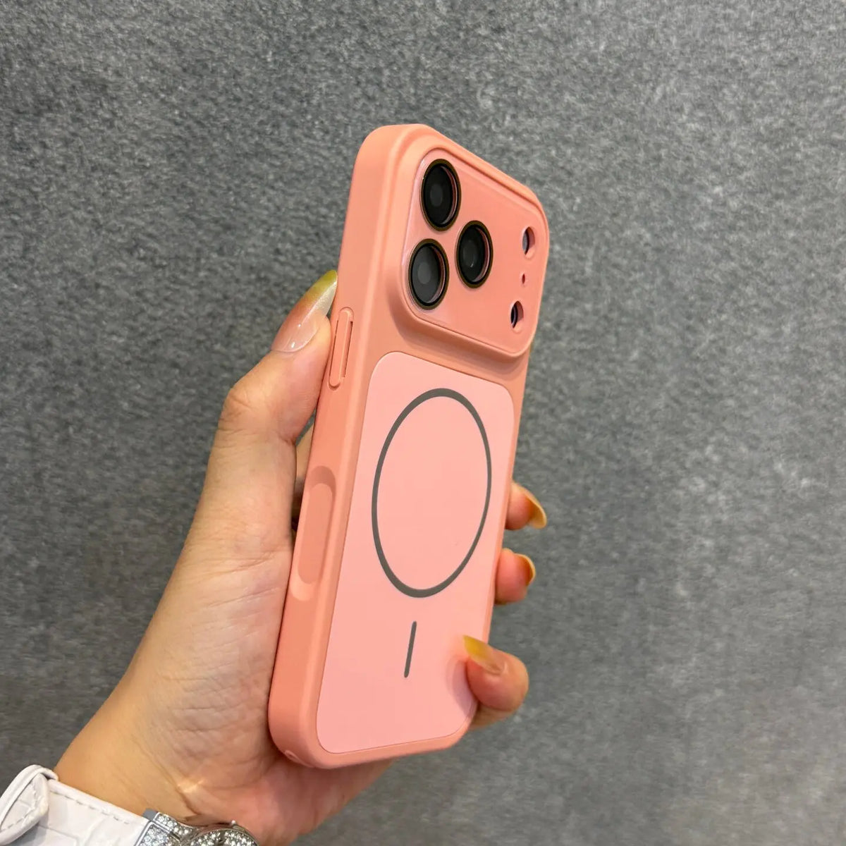 Luxury Solid Skin Feel Magnetic for Magsafe Phone Case for iPhone 18 17 16 15 14 Pro Max 18Pro Slim PC Camera Protection Cover