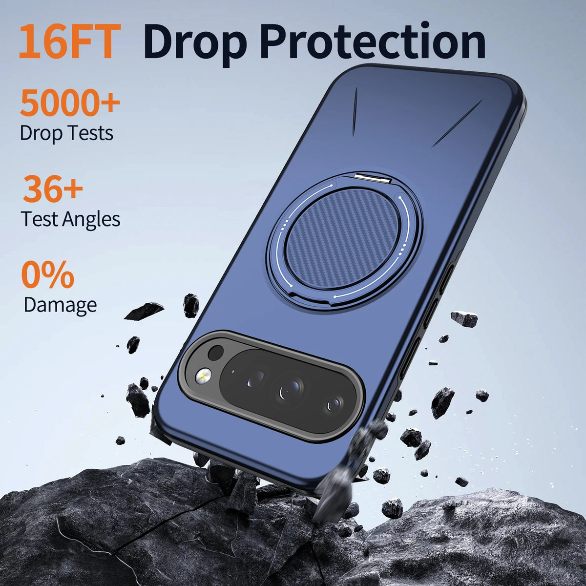 360° Magnetic Bracket Phone Case For Google PIXEL 10 9 11 Pro XL 9A 10ProXL For Magsafe Shockproof Stand Holder Cover Funda