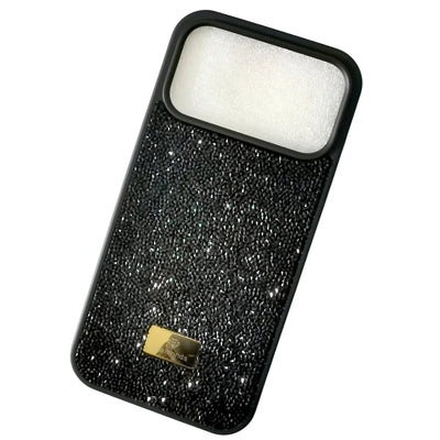 Gold Diamond Bling Multicolored Rhinestones Case For iPhone 17 16 15 14 Plus+ 13 12 Pro Max 17e 16e Air Glitter Protection Cover