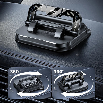 SEAMETAL Car Phone Mount Anti Slip Silicone Dashboard Phone Holder 360-Degree Free Rotation Universal Head-Up Navigation Holder