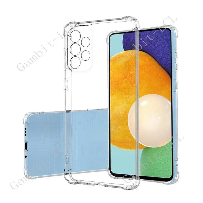 Anti-Falling Soft Case For Samsung Galaxy S22 Ultra S22 S22+ Plus S23 S20 S21 FE S10 Lite S10e Clear Transparent Protector Cover