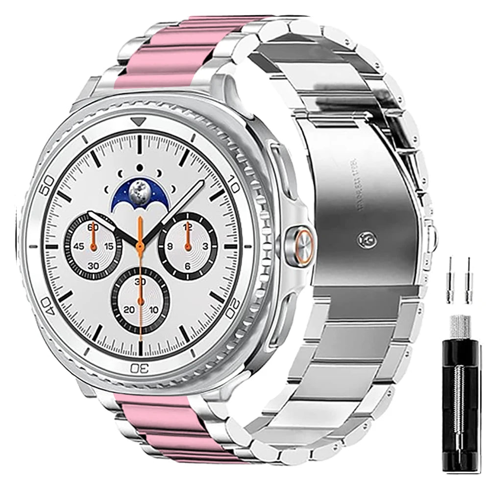 Metal Straps for Samsung Galaxy Watch 9 8 40mm 44mm Stainless Steel Bracelet Correa Galaxy Watch 8 Classic 46mm Bands