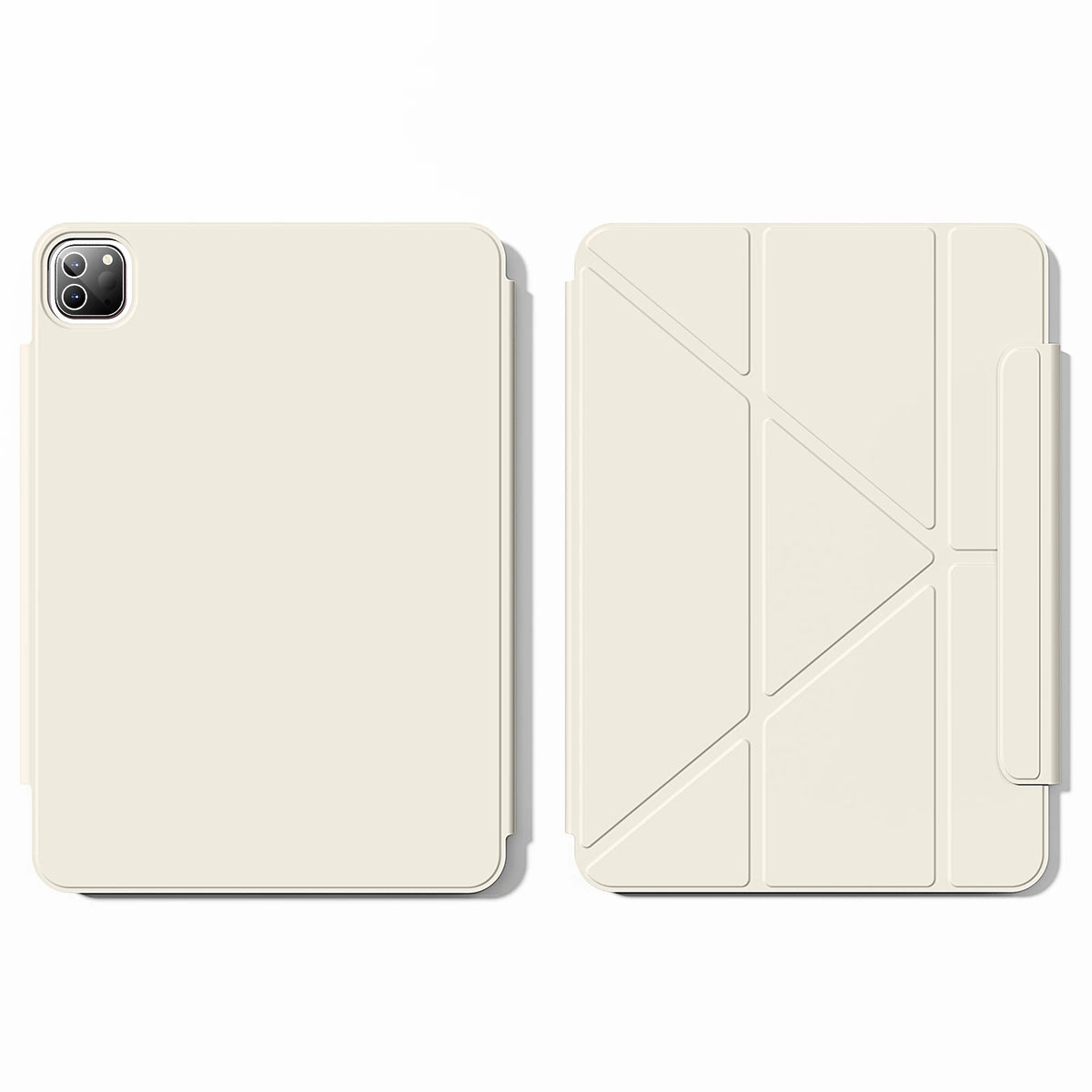RBP Y-Shaped Folding Case Magnetic iPad A16 10/11th Gen, iPad Pro 11 13 12.9 Air 11 Air4/5 Mini 6 With Magnetic Detachable Cover
