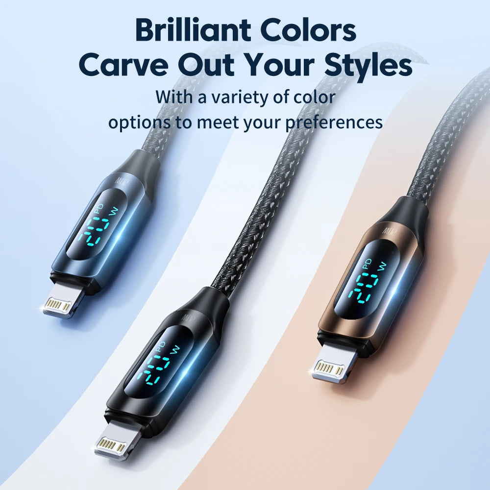 Toocki USB C Type C Cable For iPhone 14 13 12 11 Pro Max X Xr 8 7 Plus PD 20W Fast Charger Lightning Data Wire Cord For iPad 1m
