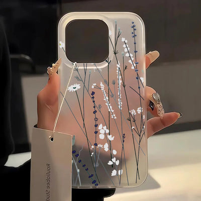 INS Flower Soft Phone Case for iPhone 17 Pro Max Case iPhone 16 13 12 Mini 14 11 15 Pro Max Plus Silicone Shockproof Back Cover