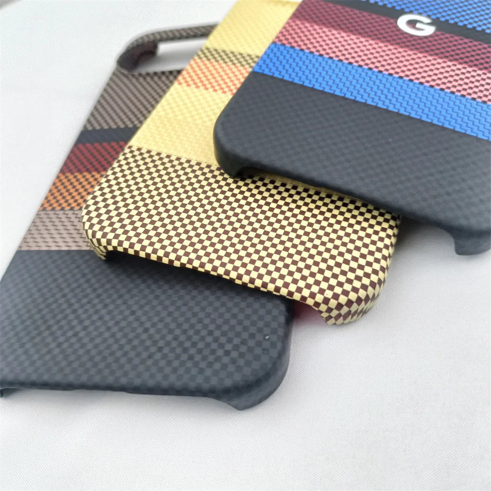 Luxury Carbon Fiber For Magsafe Case For Google Pixel 10 9 8 7 Pro 10 ProXL 9ProXL 9A Wireless Charging Matte Protective Cover