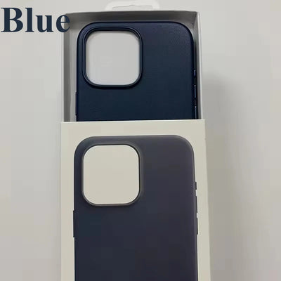 Official 1:1 for Magsafe Leather Case for IPhone 17 Pro 17 16 15 14 Pro Max Orginal Magnetic Animation Cover Anti-drop Case