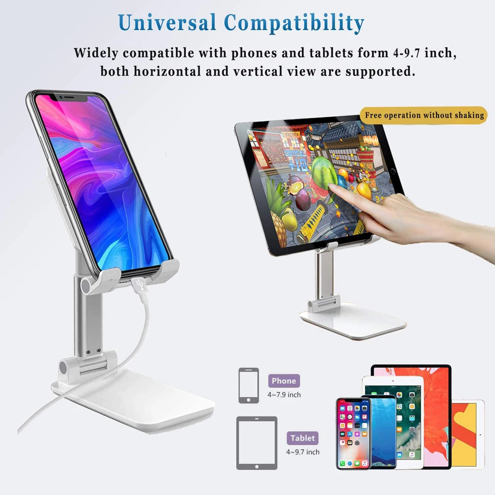 New Desktop Tablet Holder Table Cell Foldable Extend Support Desk Mobile Phone Holder Stand For iPhone iPad Adjustable