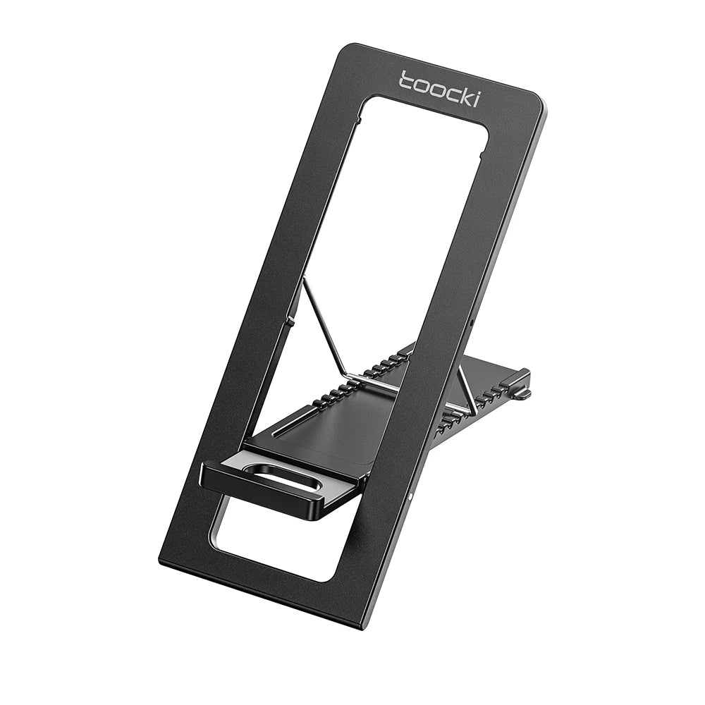 Toocki Phone Stand Holder Portable Folding Universal Light Thin Stand For iPhone 14 13 Samsung S22 Xiaomi Desktop Phone Holder