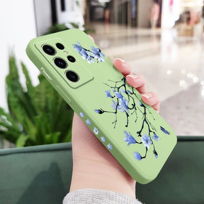 Blooming Orchid Phone Case For Samsung Galaxy S25 S24 S23 S22 S21 S20 S10 Ultra Plus FE Note 20 Ultra 10 Plus Cover