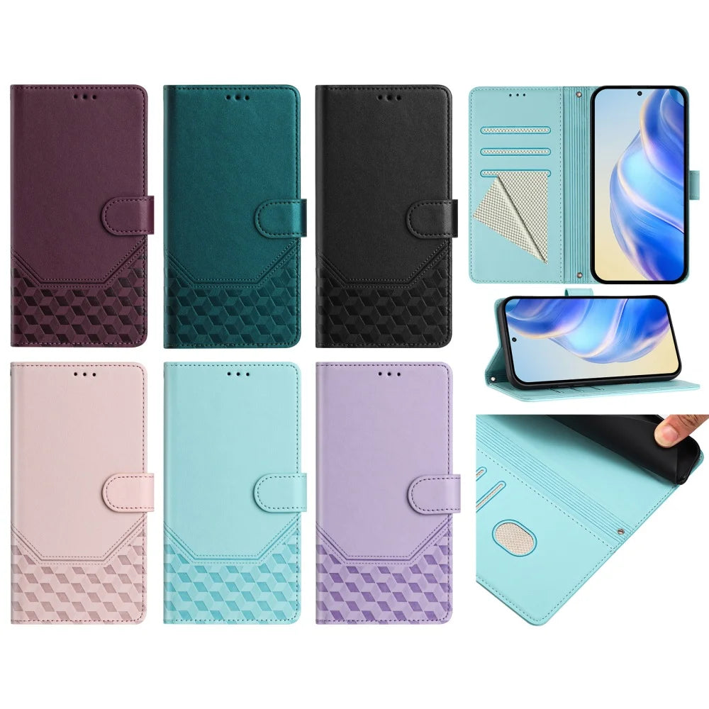 3D Leather Phone Wallet Case Book For Samsung Galaxy S26 S25 S24 S23 S22 S21 S20 Ultra FE Plus S10 S9 S8 Plus Edge Flip Cover
