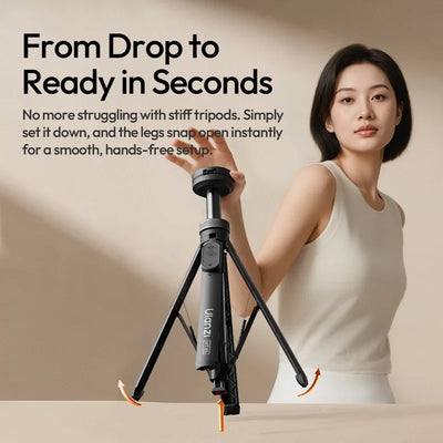 Original Ulanzi MT85 Magsafe Automatic Phone Tripod Dual Side Magnet 10m Wireless Control for Outdoor Travel Selfie Stick