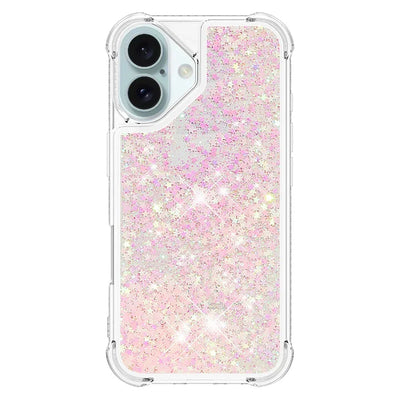 Bling Moving Liquid Floating Sparkle Colorful Glitter TPU Protective Case For Google Pixel 9 Pro XL 8 9A 8A 7A Waterfall Cover